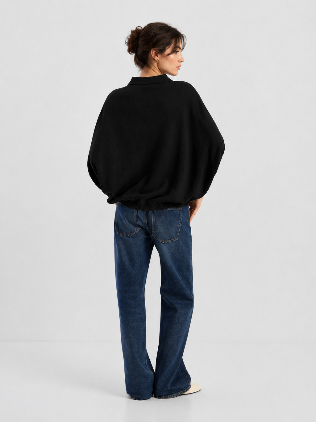 Cowboy Polo Knit Black