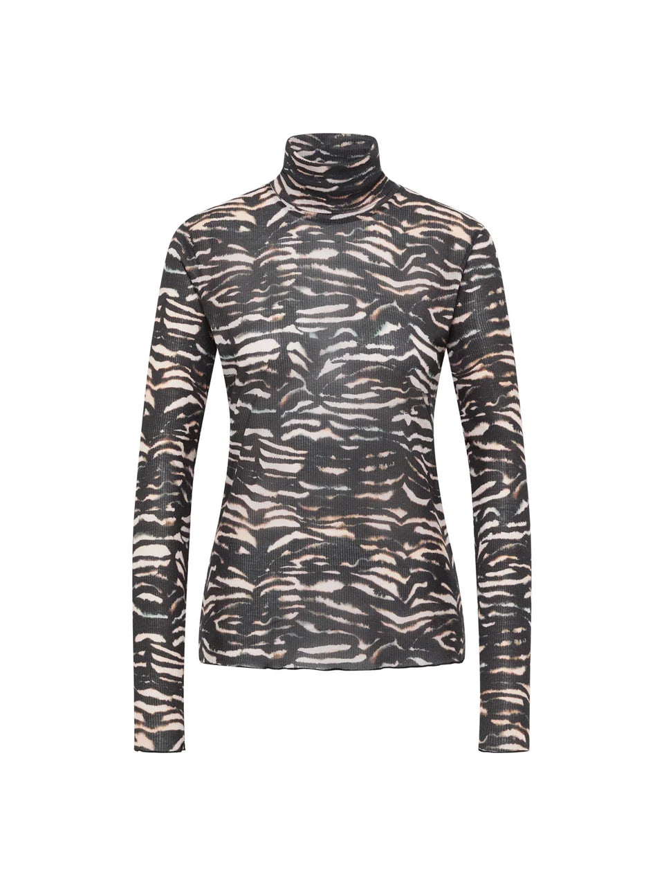 Rollkragenshirt Animalprint